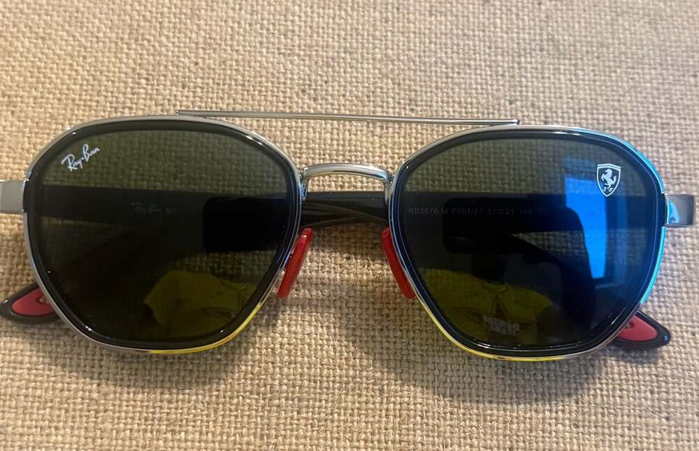 Ray-Ban Scuderia Ferrari RB3676-M Size 51-21 Silver Sunglasses